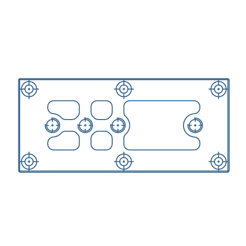 Fluidic chip holder